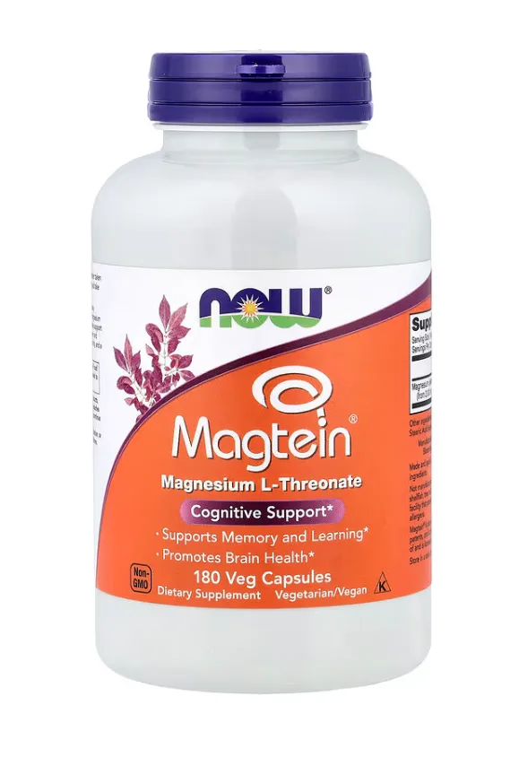 NOW Foods Magtein Magnesium L-Threonate